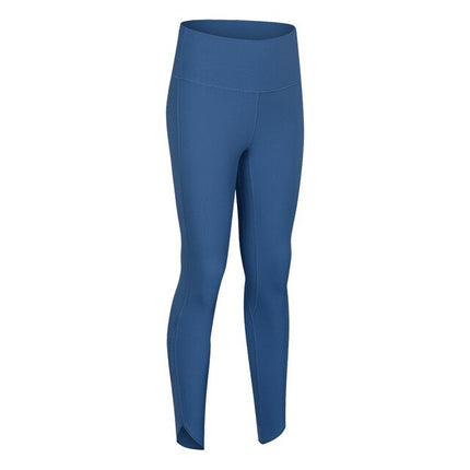 Style Bevel Leggings Sport Women Fitness High Waist Yoga Pants Elasticity Tight-Fit Solid Color Buttock Lifting Pants-1