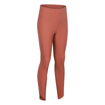 Style Bevel Leggings Sport Women Fitness High Waist Yoga Pants Elasticity Tight-Fit Solid Color Buttock Lifting Pants-4