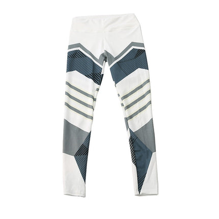 Leggings Sport Women Fitness Workout Push Up Patchwork Digital Print Thread Pants And Hips High Waist Thread Pants Leggings-5