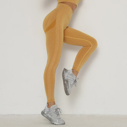 Women High Waist GYM Fitness Yoga Pants Sport Wear Seamless Squat Proof Tummy Control Tights Workout Running Leggings-13