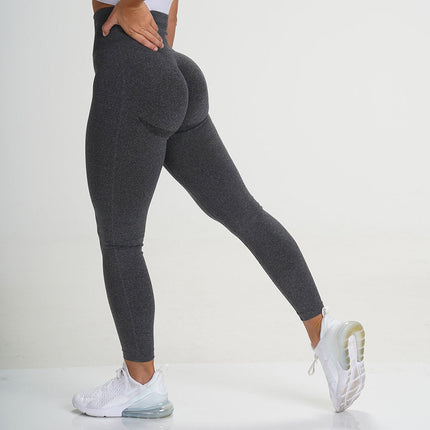 Women High Waist GYM Fitness Yoga Pants Sport Wear Seamless Squat Proof Tummy Control Tights Workout Running Leggings-7