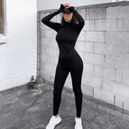 zwarte jumpsuit / M / Verenigde Staten