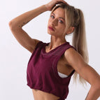 light purple top / M / Verenigde Staten