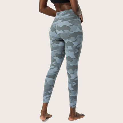 Four Ways Stretchy Yoga Pants Sport Gym Legging Women Naked Feel Exercise Fitness Workout Leggings 7/8 Length-4