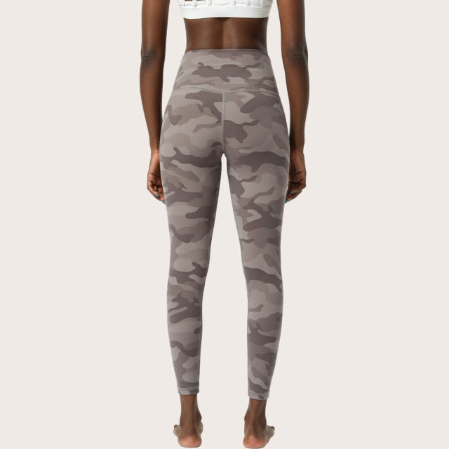 Four Ways Stretchy Yoga Pants Sport Gym Legging Women Naked Feel Exercise Fitness Workout Leggings 7/8 Length-1