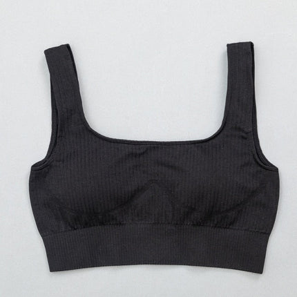 Women's sportswear High Waist Sports Bra+ Legging Gym Clothing Seamless Fitness Yoga Suit Stretchy Workout Set Padded Sport-27