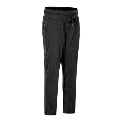 STRIPE Mid Waist Drawstring Sport Gym Joggers Women Loose Fit Fitness Workout Joggers with Pocket Leisure Sweatpants-1