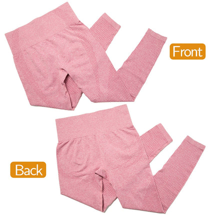 Gym Sport Outfits Yoga Clothing Set Women Long Sleeves Fitness Shirt Seamless Leggings Running Suit Workout Tracksuit Activewear-2