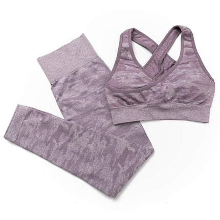 Sport Suits Yoga Sets Gym Clothing Fitness Leggings Seamless Sportswear Workout Crop Top Yoga Pants Sports Bra Outfits Tracksuit-6