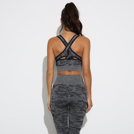 Sport Suits Yoga Sets Gym Clothing Fitness Leggings Seamless Sportswear Workout Crop Top Yoga Pants Sports Bra Outfits Tracksuit-2