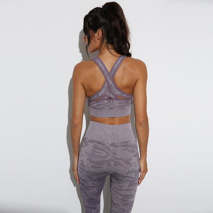 Sport Suits Yoga Sets Gym Clothing Fitness Leggings Seamless Sportswear Workout Crop Top Yoga Pants Sports Bra Outfits Tracksuit-3