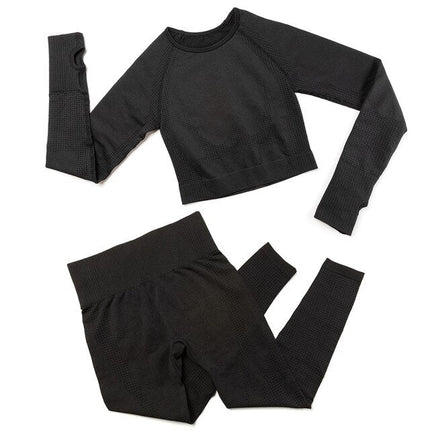 Yoga Sets 2 Piece Women Sport Outfits Workout Sets Exercise Sportswear Gym Jogger Actiivewear Running Suits Fitness Clothes-5