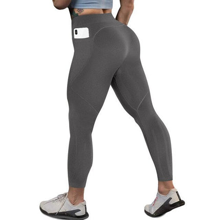 Yoga Pants with Pocket Sport Leggings Gym Sportswear Tummy Control Jogging Tights Fitness Trousers Push Up Workout Leggins-7