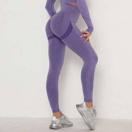 Women Yoga Pants Gym Fitness Leggings Workout Leggins High Waist Seamless Tights Sport Running Activewear Girl Sportswear-12
