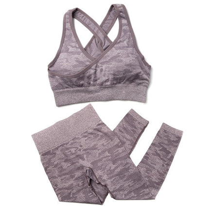 3Pcs Yoga Set Sport Suits Gym Wear Seamless Sportswear Workout Leggings Sports Bra Long Sleeves Crop Tops Fitness Clothing-0