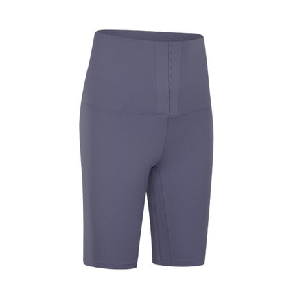 Sport Training Biker Shorts Women High Waist Stretch Workout Yoga Fitness Shorts 10"-4