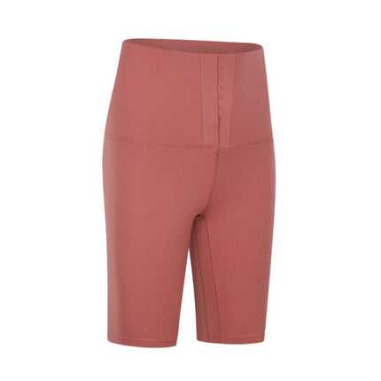 Sport Training Biker Shorts Women High Waist Stretch Workout Yoga Fitness Shorts 10"-2