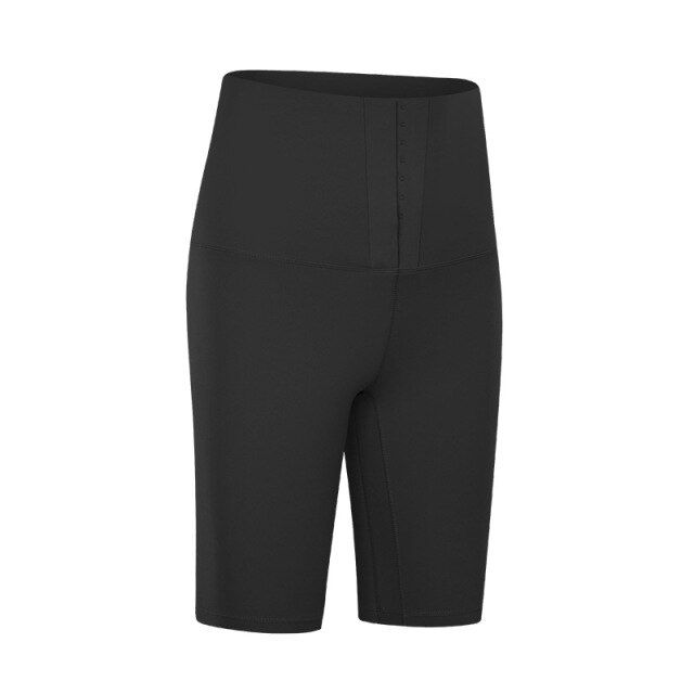 Sport Training Biker Shorts Women High Waist Stretch Workout Yoga Fitness Shorts 10"-5