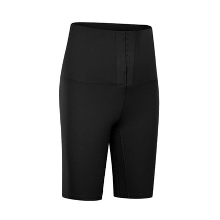 Sport Training Biker Shorts Women High Waist Stretch Workout Yoga Fitness Shorts 10"-3