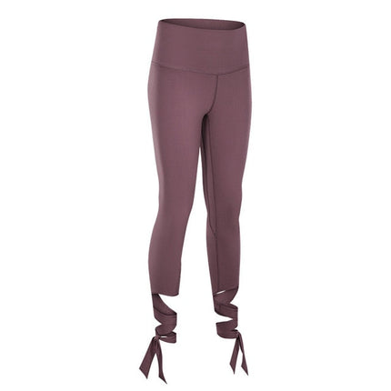 JUST A TIE Naked Feel Yoga Dancer Capri Pants Women 4-way Stretch Sport Cropped Tights Legging with Inner Pocket 21"-1
