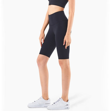Second Skin Feel Workout Fitness Gym Biker Shorts Women High Waist Squat Proof Athletic Exercise Sport Shorts-4