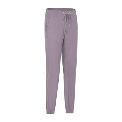 28" Naked Feel Drawstring Workout Gym Joggers Women Bare Cozy Leisure Sport Fitness Sweatpants with Pocket-3