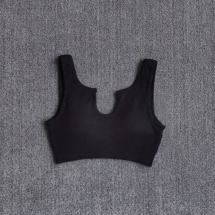 Seamless Sport Bra Women's Lingerie Fitness Yoga Running Vest Underwear Padded Crop Tops Underwear Push Up Gym Top Bras-3