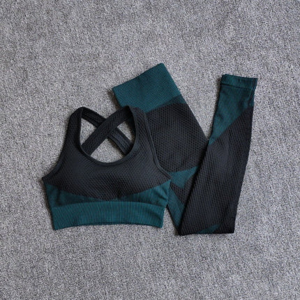 Women Fitness Sport Yoga Suit Seamless Women Yoga Sets Long Sleeve Clothing Female Sport Gym Suits Wear Running Clothes-18