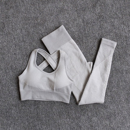 Women Fitness Sport Yoga Suit Seamless Women Yoga Sets Long Sleeve Clothing Female Sport Gym Suits Wear Running Clothes-17
