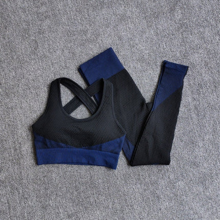 Women Fitness Sport Yoga Suit Seamless Women Yoga Sets Long Sleeve Clothing Female Sport Gym Suits Wear Running Clothes-16
