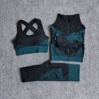 3PcsSetDarkGreen / XL