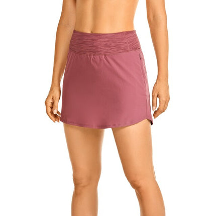 Women's Lightweight Athletic Skirts Tennis Golf Sports Stretch Skorts with Zipper Pocket-3