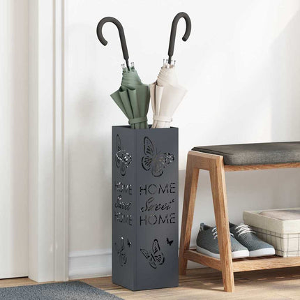 Regen Paraplu Stand 15,5 X 15,5 X 49 Cm Staal - XdropX
