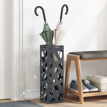 Regen Paraplu Stand 15,5 X 15,5 X 49 Cm Staal - XdropX