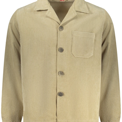 MEN'S BEIGE LONG-SLEEVED RIFLE SHIRT-0