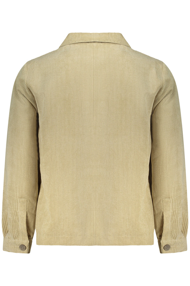 MEN'S BEIGE LONG-SLEEVED RIFLE SHIRT-1