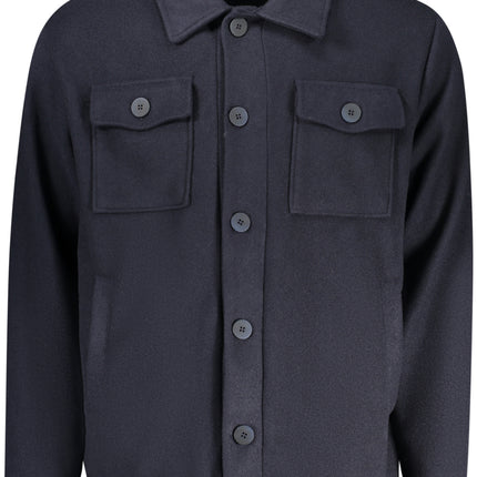 MEN'S BLUE LONG-SLEEVED RIFLE SHIRT-0
