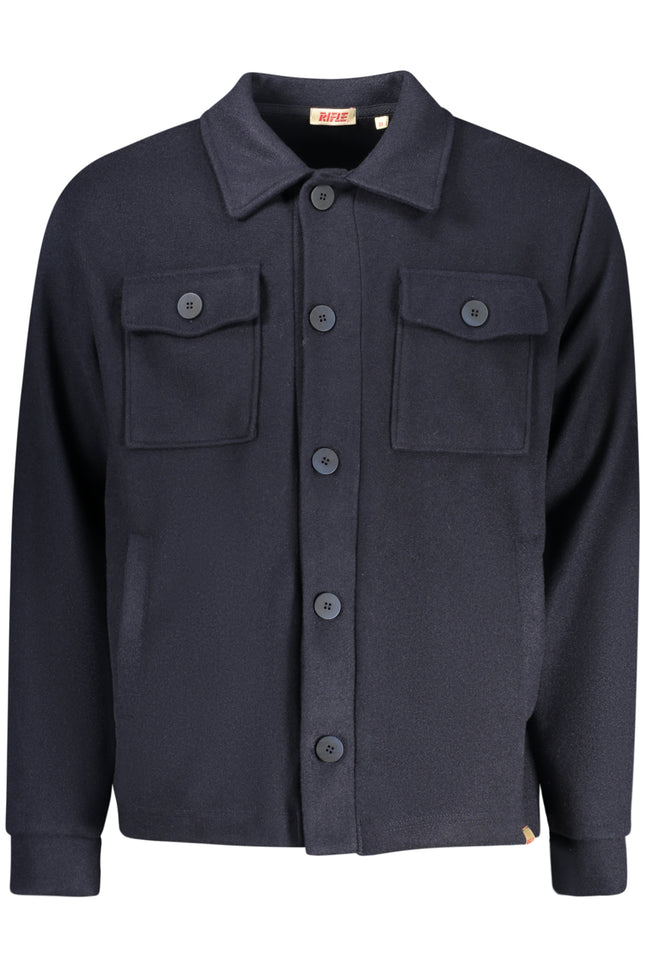 MEN'S BLUE LONG-SLEEVED RIFLE SHIRT-0