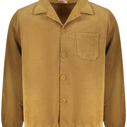 MEN'S BROWN LONG-SLEEVED RIFLE SHIRT-0