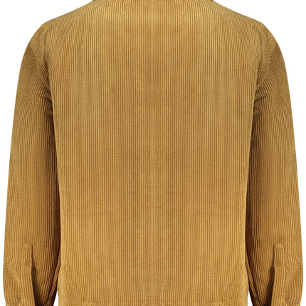MEN'S BROWN LONG-SLEEVED RIFLE SHIRT-1