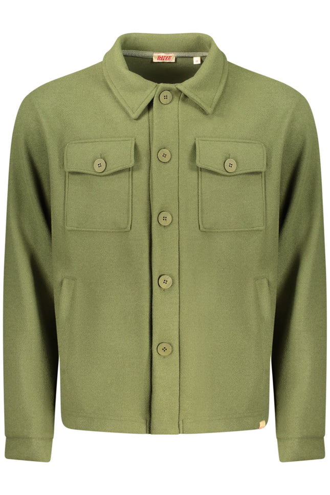 MEN'S GREEN LONG-SLEEVED RIFLE SHIRT-0