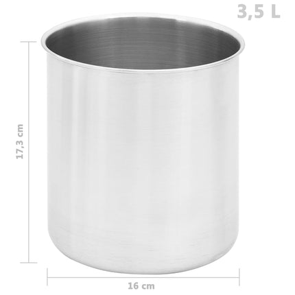 Sausdispenser 3X3,5 L Roestvrij Staal - XdropX