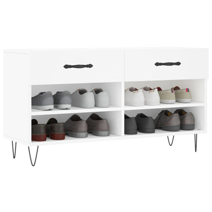 Schoenenbank 102X35X55 Cm Bewerkt Hout - XdropX