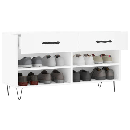 Schoenenbank 102X35X55 Cm Bewerkt Hout - XdropX