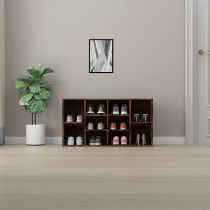 Schoenenbank 103X30X55 Cm Bewerkt Hout Kleurig - XdropX
