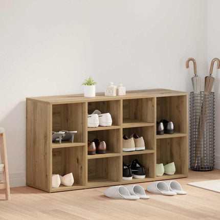 Schoenenbank 103X30X55 Cm Bewerkt Hout Kleurig - XdropX