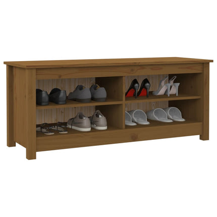 Schoenenbank 110X38X45,5 Cm Massief Grenenhout - XdropX