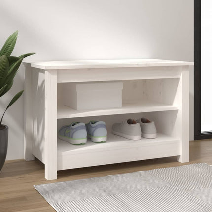 Schoenenbank 110X38X45,5 Cm Massief Grenenhout - XdropX
