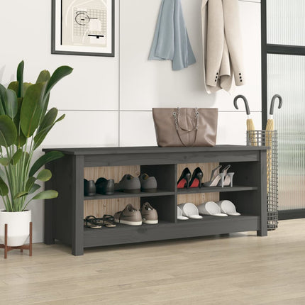 Schoenenbank 110X38X45,5 Cm Massief Grenenhout - XdropX