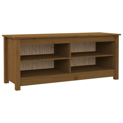 Schoenenbank 110X38X45,5 Cm Massief Grenenhout - XdropX